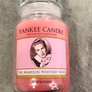 Yankee Candle Limited Edition MaryLou Whitney Rose Jar Candle